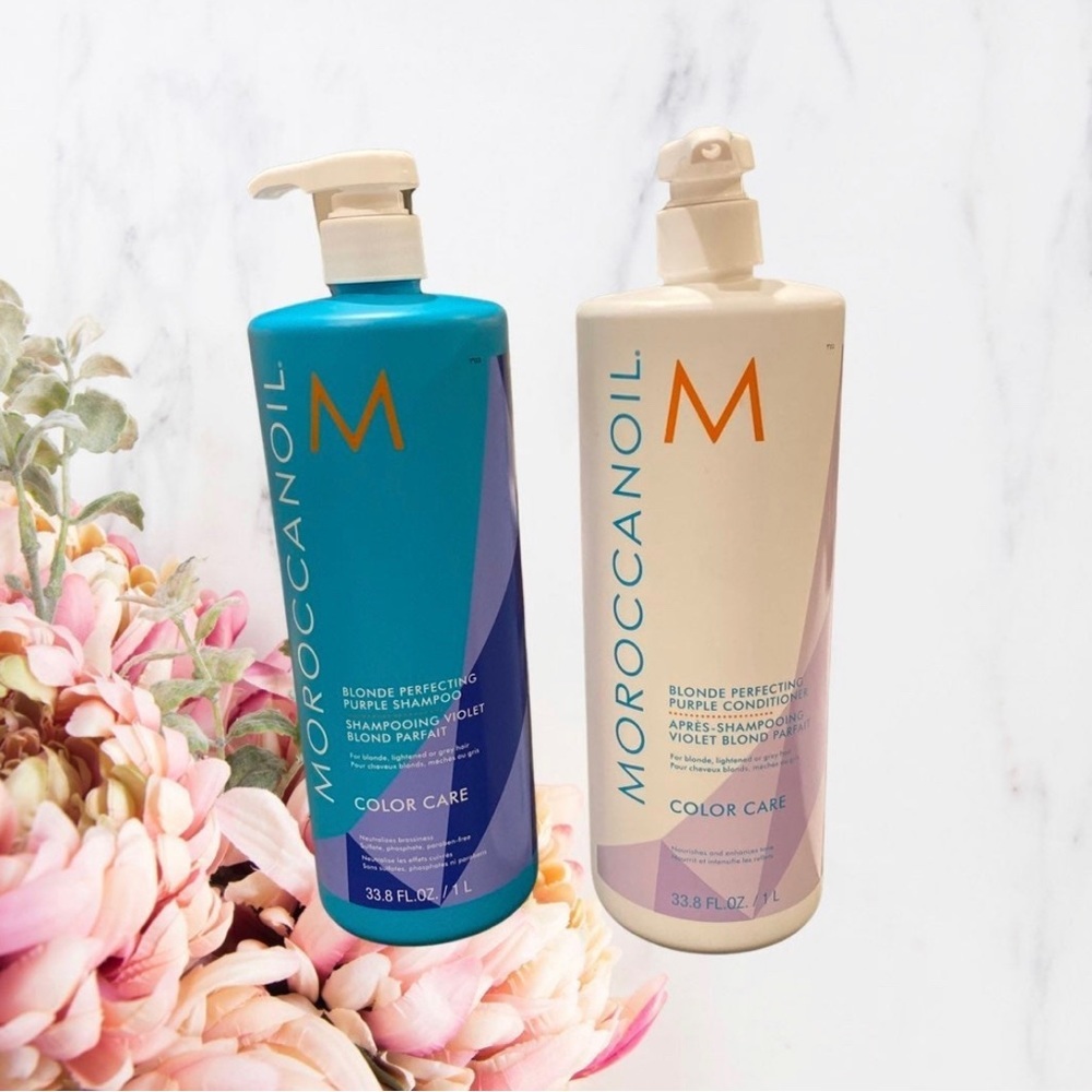Moroccanoil Purple Blonde Shampoo Conditioner 33.8 oz